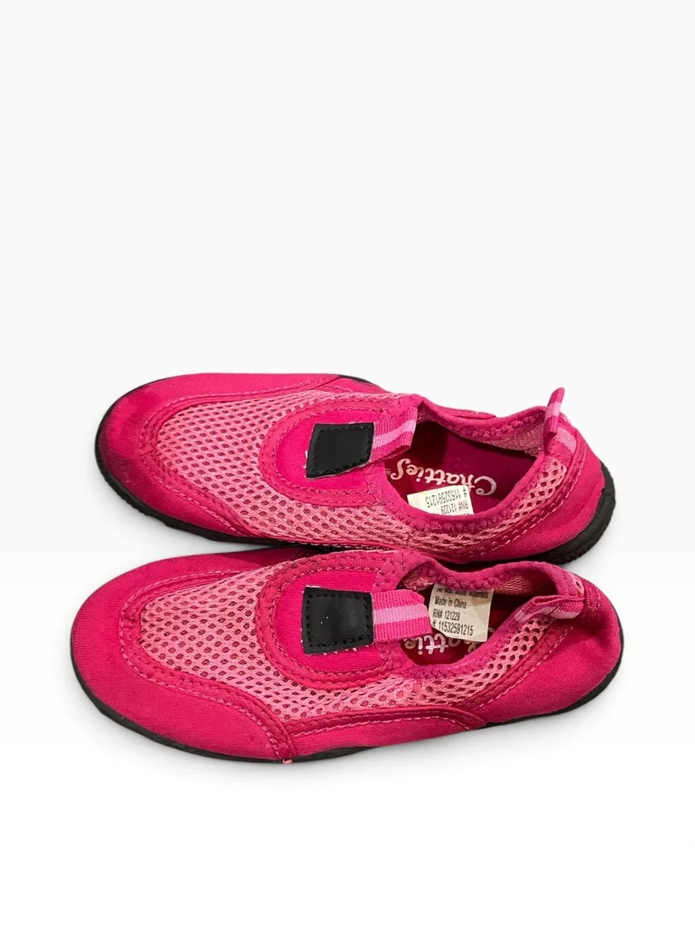 Chatties Kids Hot Pink Slip-On Water Shoes Size 9/10